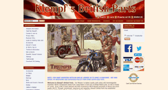 Desktop Screenshot of klempfsbritishparts.com